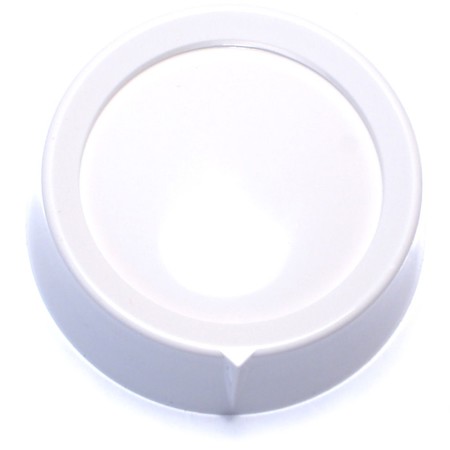 MIDWEST FASTENER White Plastic Rotary Dimmer Knobs 6PK 77986